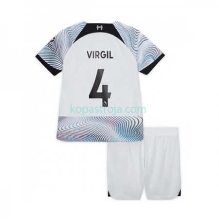 Billiga Fotbollströjor Liverpool Virgil van Dijk Barn Borta tröja 2022/23 Kortärmad